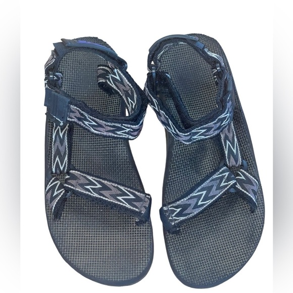 TEVA Men’s  Sport brown / black  Aztec Pattern sandals size 10 GUC main image 8